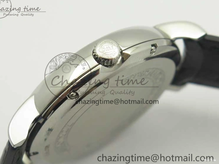 MIROTIME 0404 Portofino Automatic SS TWF 1:1 Best Edition Black Dial on Black Leather Strap A TravelReady 7199